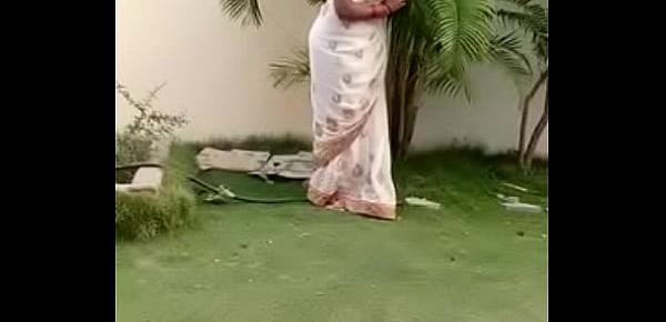  Swathi naidu saree dropping part-3 short film shooting